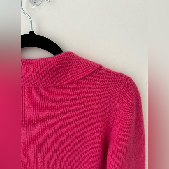 Cashmere pink cardigan sweater - Picture 11 of 12